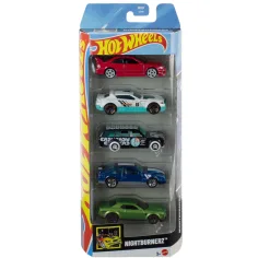 Hot Wheels: Nightburnerz set od 5 atraktivnih autića 1/64 - Mattel
