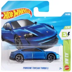 Hot Wheels: Porsche Taycon Turbo S plavi mali auto 1/64 - Mattel