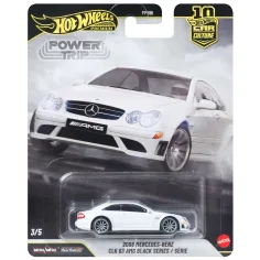 Hot Wheels Premium: Cool-tura 2008 Mercedes-Benz CLK 63 AMG Black Series mali automobil 1/64 - Mattel