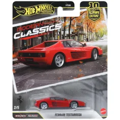Hot Wheels Premium: Cool-tura Ferrari Testarossa mali auto 1/64 - Mattel