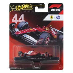 Hot Wheels Premium: Lewis Hamilton Ferrari #44 Formula 1 mali automobil 1/64 - Mattel