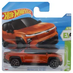 Hot Wheels: Silverado EV RST narančasta mali automobil 1/64 - Mattel