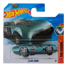 Hot Wheels: Slide-Burn tirkizna mali automobil 1/64 - Mattel