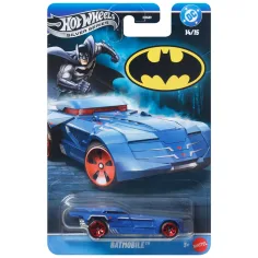 Hot Wheels Srebrna serija: Batmobile mali automobil 1/64 - Mattel
