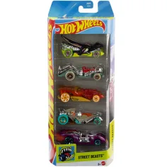 Hot Wheels: Street Beasts set od 5 cool autića 1/64 - Mattel