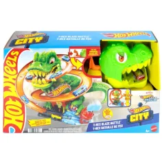 Hot Wheels: T-Rex Napad staze - Mattel