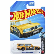 Hot Wheels: Volvo 240 Drift Wagon žuti mali auto 1/64 - Mattel