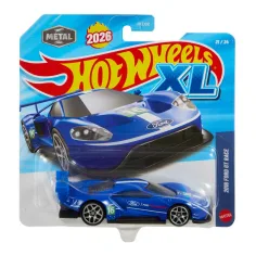 Hot Wheels XL: 2016 Ford GT Race mali automobil 1/43 - Mattel