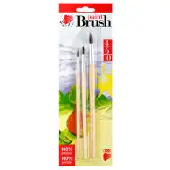 ICO: Kist od konjske dlake s drvenom drškom, set od 3 veličine