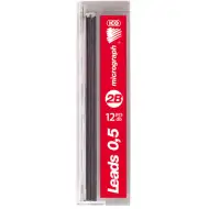 Ico: Micrograph grafitne mine za tehničku olovku 0,5 mm, 2B