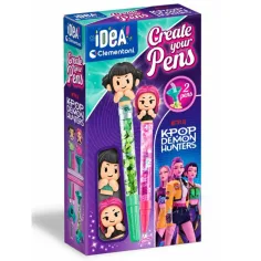 Idea Art Mini: K-Pop Lovci demona set za izradu olovaka Zoey i Mira - Clementoni