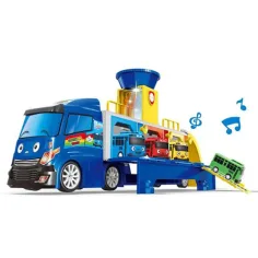Igračka set autobusa za prijevoz automobila s zvukom slika 2