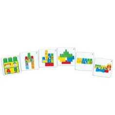 Igraj i uči!: Prati i izgradi! Građevinska igračka s razvojnim karticama - D-Toys slika 2