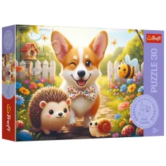 Jedan dan s Corgi psom 30 komada puzzle - Trefl