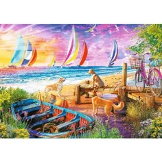 Jedrilice na vodi 1000kom puzzle - Trefl slika 2