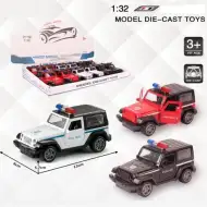 Jeep Wrangler policijski model automobila koji se uvlači u nekoliko verzija 1/32
