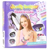 Jewelry Designer: Trake za glavu, set za izradu traka za glavu s perlama u boji i dodacima