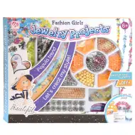 Jewelry Projects: DIY veliki set za izradu nakita u narančastim bojama s 200+ perli