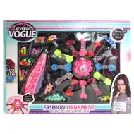 Jewelry Vouge: DIY veliki set za izradu nakita sa strojem za predenje, raznobojnim koncima i perlica