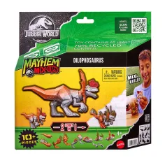 Jurassic World: Mayhem Mix-Ups DIY Mutant dinosaur Dilophosaurus - Mattel