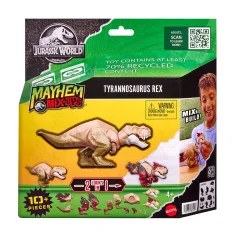 Jurassic World: Mayhem Mix-Ups DIY Mutantni dinosaur T-Rex - Mattel