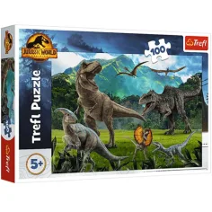 Jurassic World: Puzzle s dinosaurima iz Jurassic Parka 100 kom - Trefl