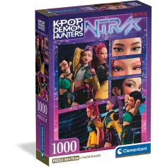 K-Pop Lovci demona - S puzzlom posterom od 1000 komada - Clementoni