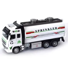 Bijeli kamion cisterna sa svjetlom i zvukom 1/38 slika 2