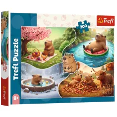 Kapibara 4 godišnja doba 300 komadna puzzle – Trefl slika 1