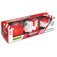 Kid Cars Set od 3 vozila hitne pomoći - Wader