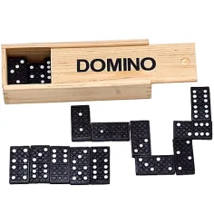 Klasični domino u drvenoj kutiji