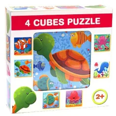 Kocka priča s morskim životinjama 4kom