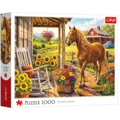 Konj na farmi 1000 dijelova puzzle - Trefl
