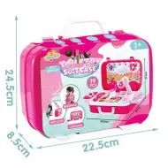 Kozmetički set u kovčegu sa priborom