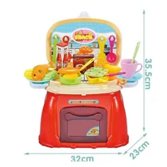 Kuhinjski set igračaka u prijenosnoj kutiji 32x35,5x23 cm slika 2
