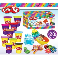 Lanyi-Toy veseli set plastelina s alatima za oblikovanje slika 2