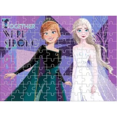 Snježno kraljevstvo 2 puzzle za bojanje 2 u 1, 100 komada slika 2