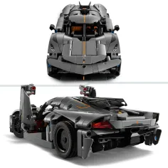LEGO® Technic: Koenigsegg Jesko Absolut sivi hiperautomobil (42173) slika 2