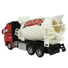 Legura auto: Kamion s mješalicom za beton s svjetlom i zvukom u dva različita varijante 19cm 1kom slika 4