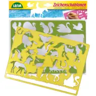 LENA: Konji i mačke predložak