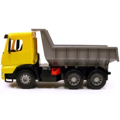 LENA: Mercedes-Benz Actros crno-žuti kamion 67cm slika 2