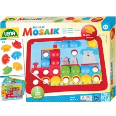 LENA: Mosaik Prvi točkasti set igračaka - Vozila