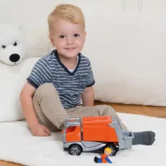 LENA: Truckies kamion za odvoz smeća sa figurom 22cm slika 4