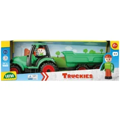 LENA: Truckies traktor sa prikolicom i figurom 36cm slika 2