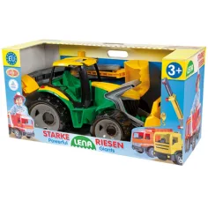 LENA: Veliki žuto-zeleni traktor sa utovarivačem 65cm slika 2