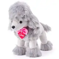 Lily siva pudlica plišana 25cm - Lumpin