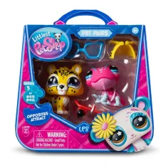 Littlest Pet Shop: Dvostruki paket figura kućnih ljubimaca S5 - Kameleon i Jaguar