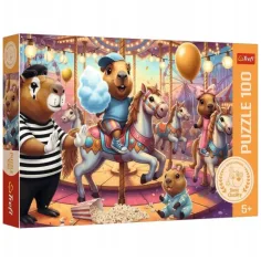 Ljetovanje kapibara 100 komadni puzzle – Trefl