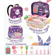 Ljubičasti 2u1 set za kuhinju u kovčegu