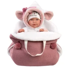 Llorens: Mimi Llorana 42cm uplakano novorođenče s nosiljkom slika 3